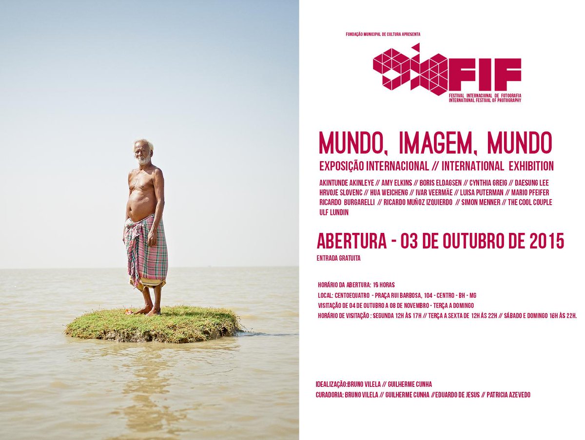Hoje, às 19h, o <a href="/centoequatro/">CentoeQuatro</a> recebe a abertura da terceira parte da exposição "Mundo, Imagem, Mundo" do #FIF2015.