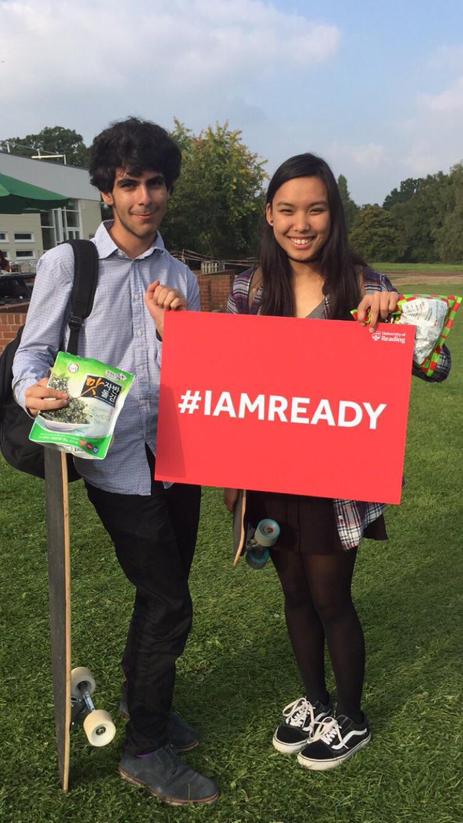 UniofReading's tweet photo. We want to know if you’re ready for Reading – use the hashtag #IAMREADY to let us know! #UoROpenDay http://t.co/A8HtGfLQvy