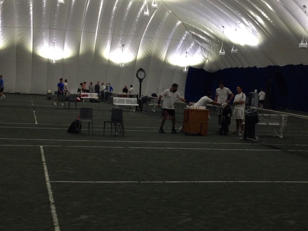 NYTennisMag's tweet photo. We're at the 1st Annual Serve and Return Cocktail Party @CityViewRacquet. Some high quality tennis for a great cause http://t.co/mvSRwfLEuA