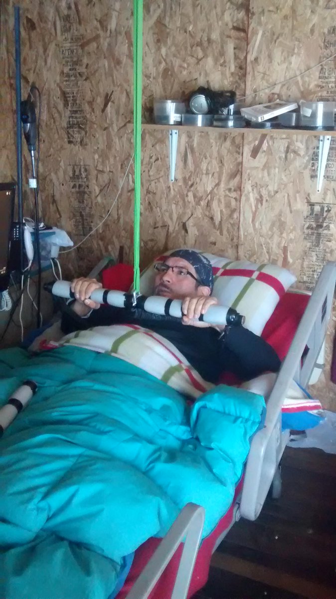 JorgeAnguloM's tweet image. Esforzándome al máximo, para recuperar masa muscular superior, perdida por los casi dos años postrado.