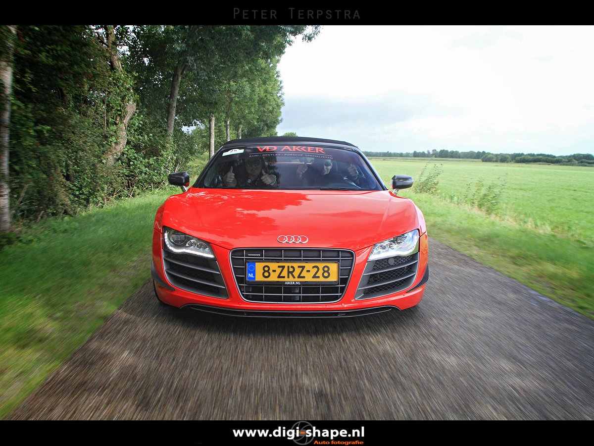 Een #Audi #R8 is een zeldzaamheid, maar de Spyder in GT-uitvoering die #vdAkker meenam al helemaal! #blauwvingerrally