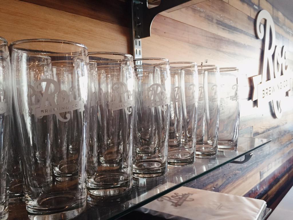 RocBrewingCo's tweet photo. Brand new laser-etched logo glasses are in &amp; ready to add to your collection of beer-ware! #RocBeerScene http://t.co/4QZPJqSJWl
