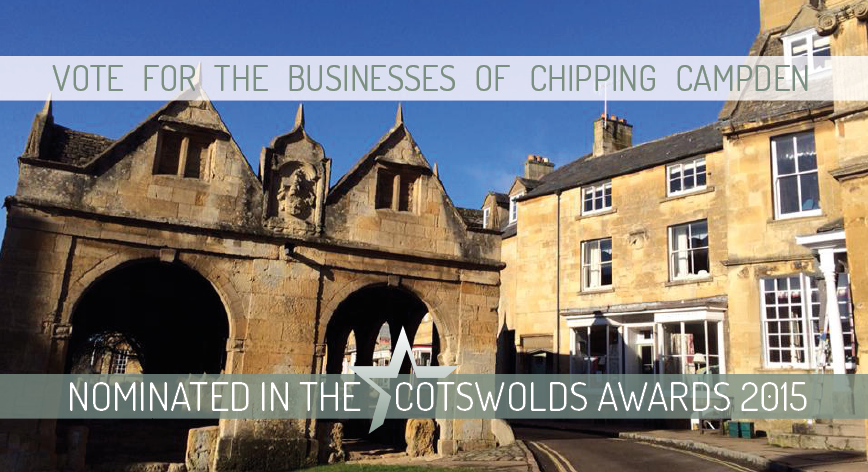 Vote for the many great businesses in lovely <a href="/CampdenCotswold/">Chipping Campden</a>.
VOTE in The Cotswolds Awards: cotswoldsawards.co.uk/vote/