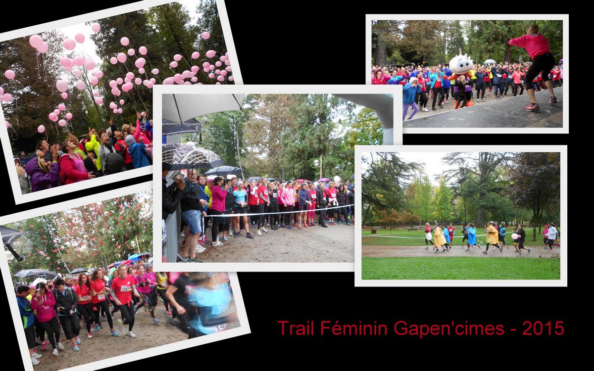 A 14h00, c'était le Départ du Trail Féminin dans le parc de la Pépinière.
#gapencimes
