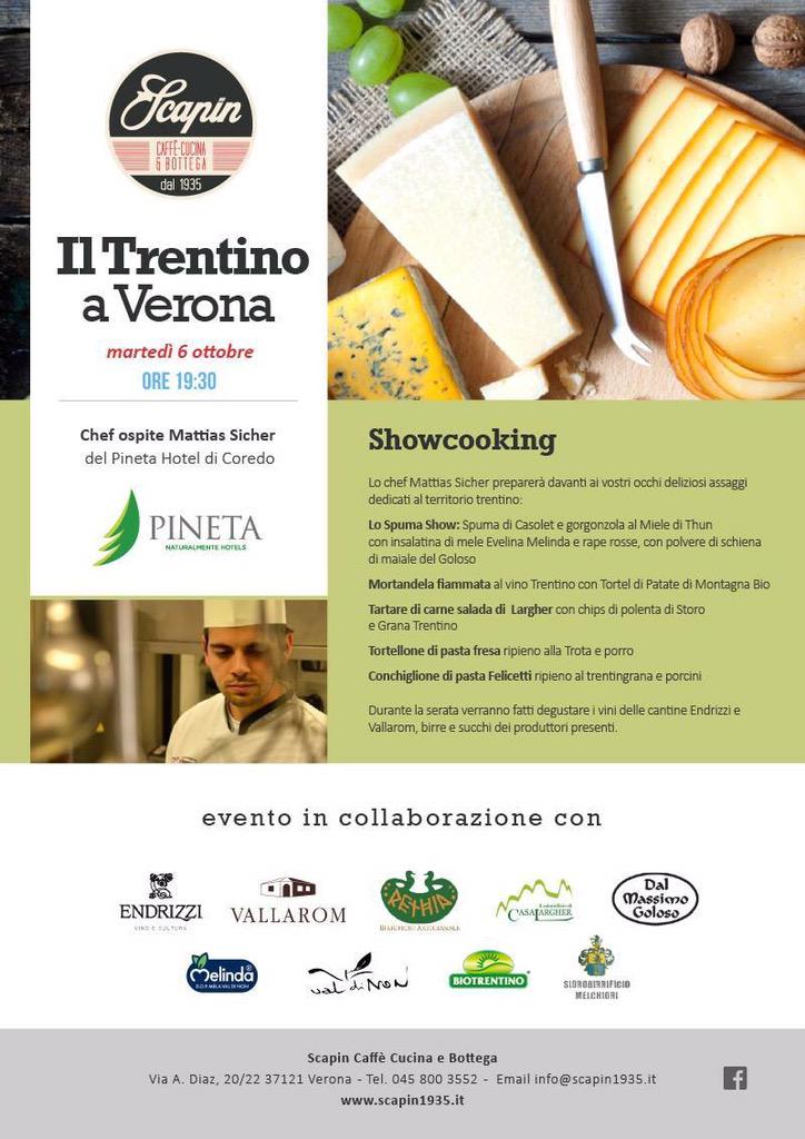 Appuntamento martedì con #ScapinSlurp con <a href="/PinetaHotels/">Nicola_Pineta</a> e <a href="/faberest_it/">Faberest</a> #trentino #valdinon