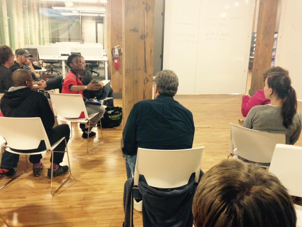 STEMhero's tweet photo. 12 #ClimateGameJam ideas pitched last night @Ward4MKE @LaunchMKE @MSOE join us for day 2! http://t.co/E2JzRuKL7X