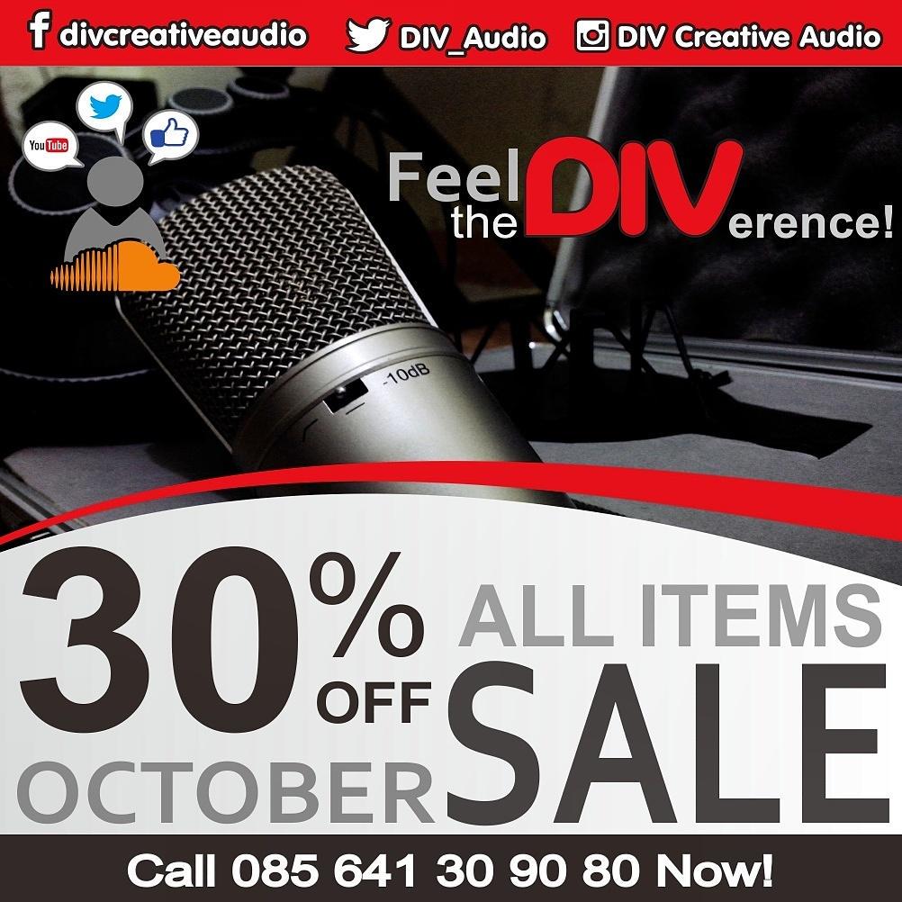 DIV_Pro's tweet image. 30% off! This October! Feel The DIVerence!!