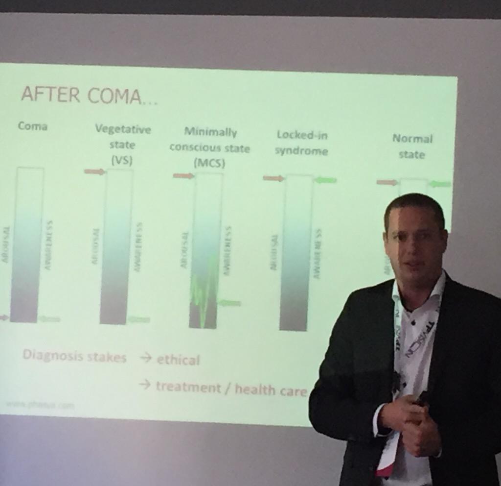 EEEFbelgium's tweet photo. We can help doctors &amp; families with objective info on if coma patients are aware of their environment @WertzJerome http://t.co/jpcPxsspEY