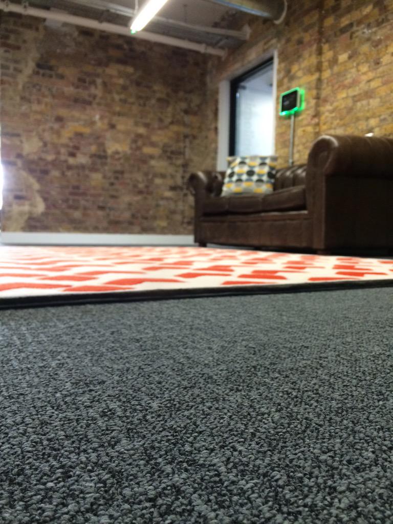 Another great installation of <a href="/Desso_UK/">Desso UK</a> carpet tiles for a top client in central #London #AffinityFlooring 😃