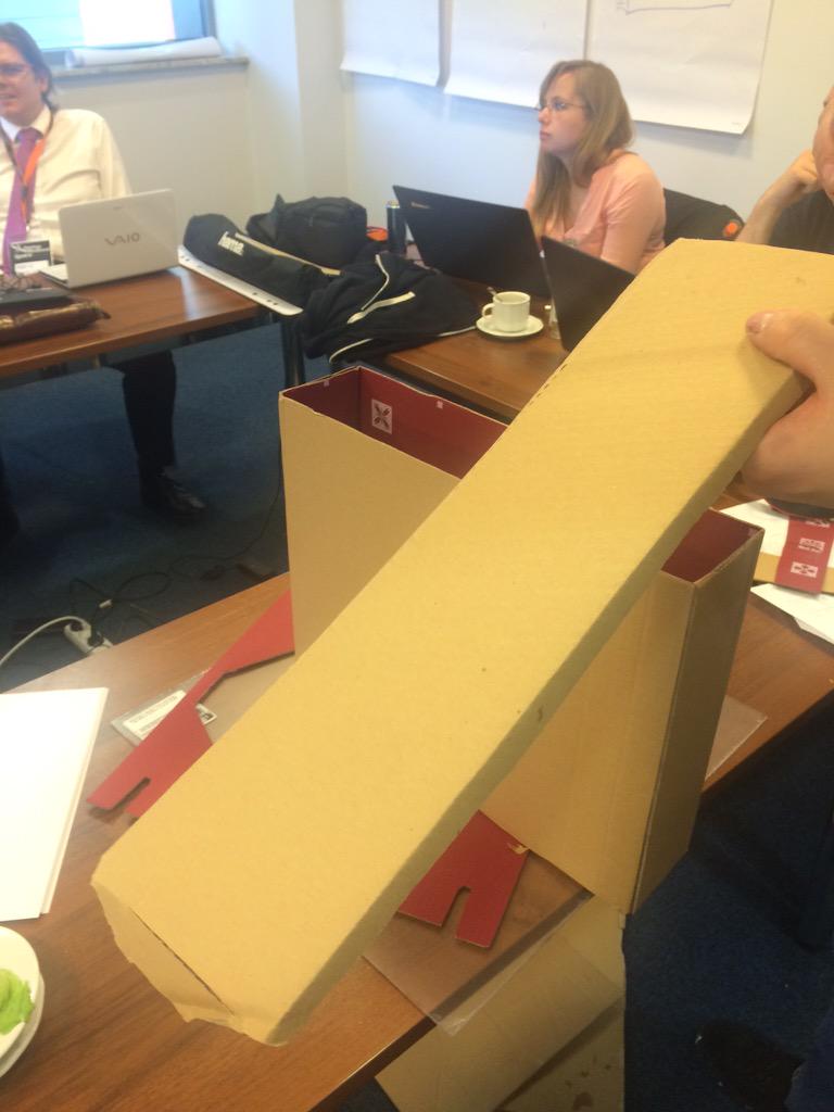 MA_Leinweber's tweet photo. Not only new ways of #prototyping at #SWSpaceGDN #goodoldscissor Looking forward to the #BeSpacial results http://t.co/Yf793b72aT