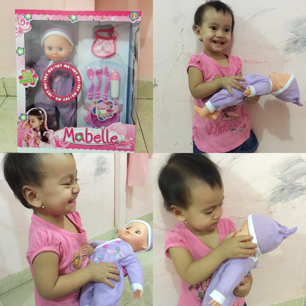 Got this Mabelle doll. Looks very happy 👶🏻🍼🍴💕
#raisa #raisalakeisha