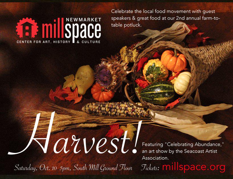 Celebrate all things local at Harvest! Sat Oct 10th. Tickets &amp; info at millspace.org