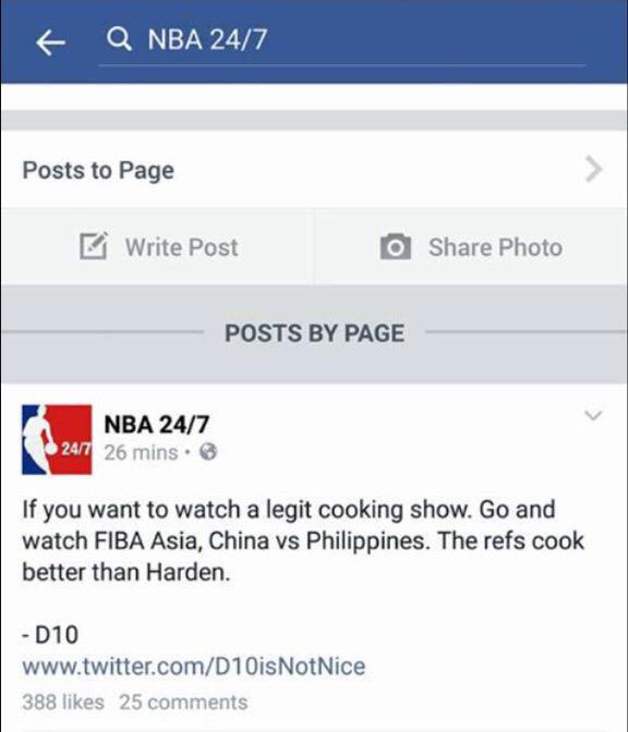 SportsLivePH's tweet photo. Well said! #FIBAfairplay @FIBA http://t.co/4bXh3Tyg8G