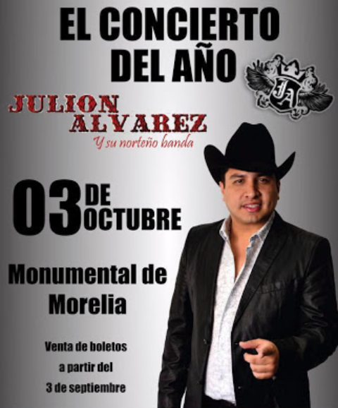 monze325's tweet photo. Hoy hoy hoy #Morelia @julionalvarez @NoticiasJulion #ElReyDeLaTaquilla #TourElAferrado #YoSoDemente http://t.co/Cn1frgupzD