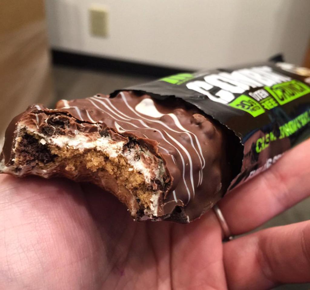Is anyone else crunching into a #CombatCrunch bar this morning? Delightfully delicious!