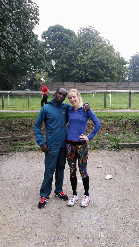Rachibuns's tweet photo. Lovely morning @ponteparkrun with Iten resident Jackson Biwott #feelafricanrunning @LornahSportsUK @lornahkiplagat http://t.co/HhMcRkr13I