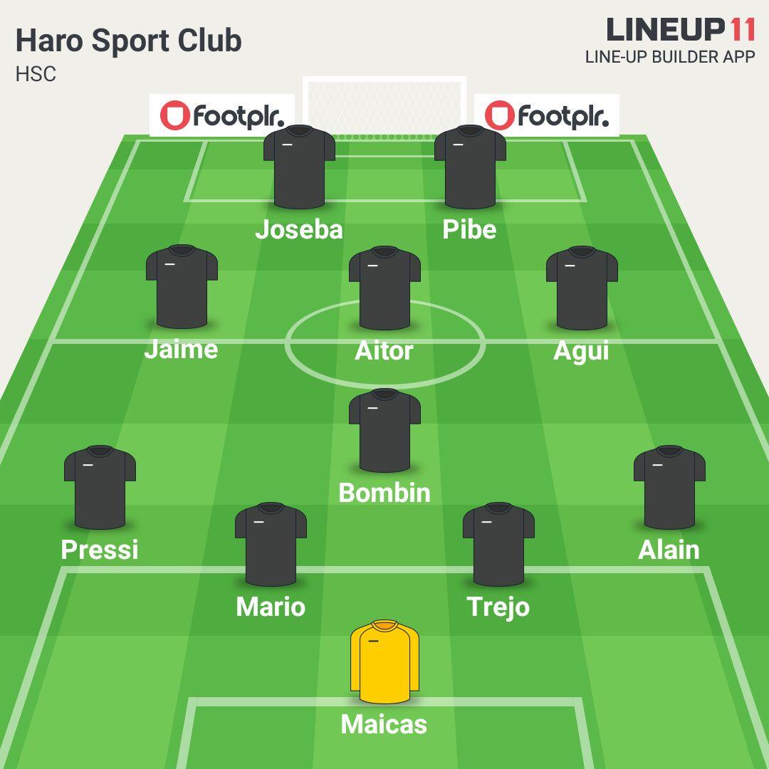 Cambio de sistema para nuestro primer partido en El Ferial de la temporada. Estos son nuestros 11 vs <a href="/casalarreinacf/">CASALARREINA C.F.</a>