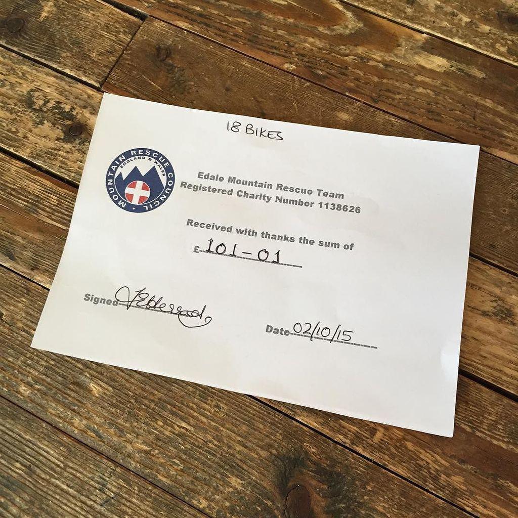 18bikes's tweet image. Thanks for the donations folks, keep them coming! #sparechange #mountainrescue #emrt #charity