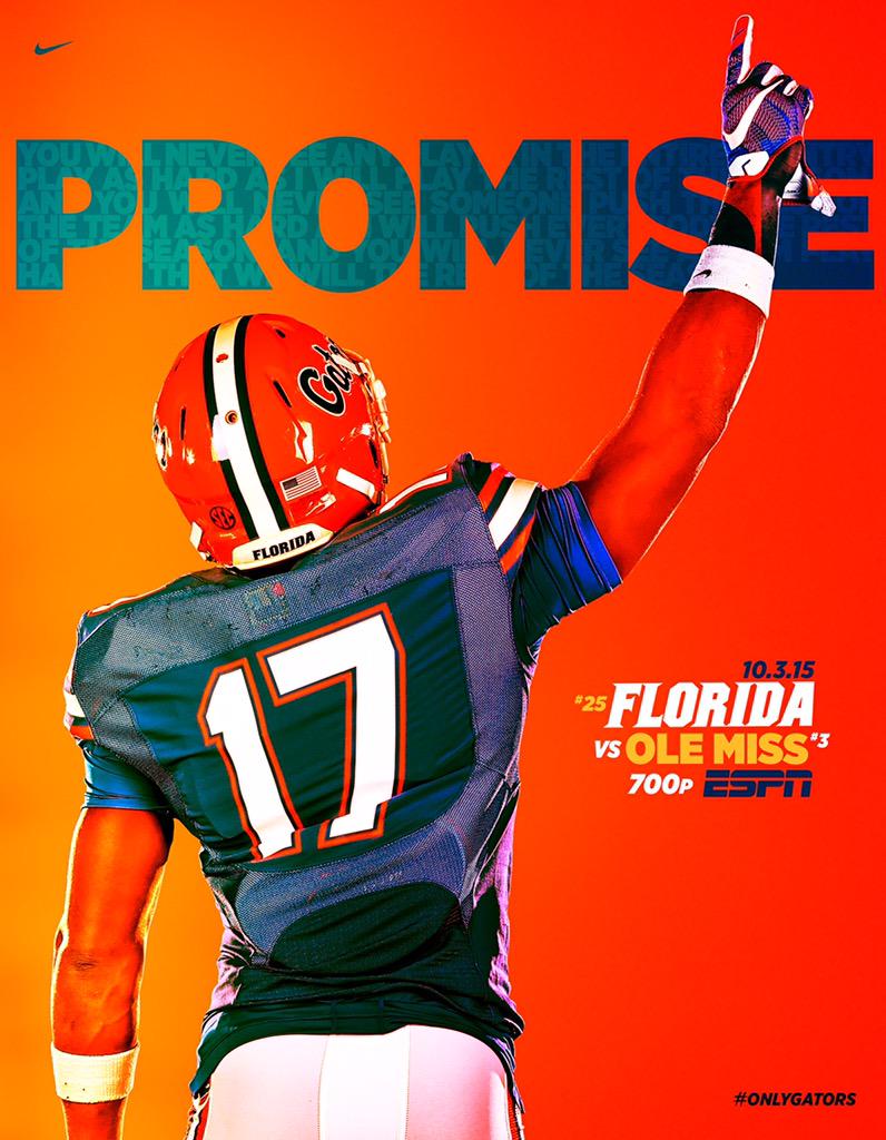 Game day. 7 pm kick on <a href="/espn/">ESPN</a>. #MISSvsUF