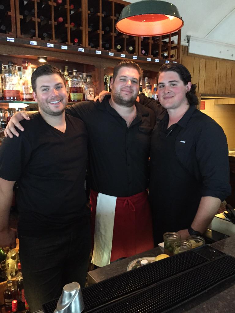thetratt's tweet photo. We've got all the #Correnti men in the house tonight. Come by and say hi! #thetratt http://t.co/gOHYSzjzSX
