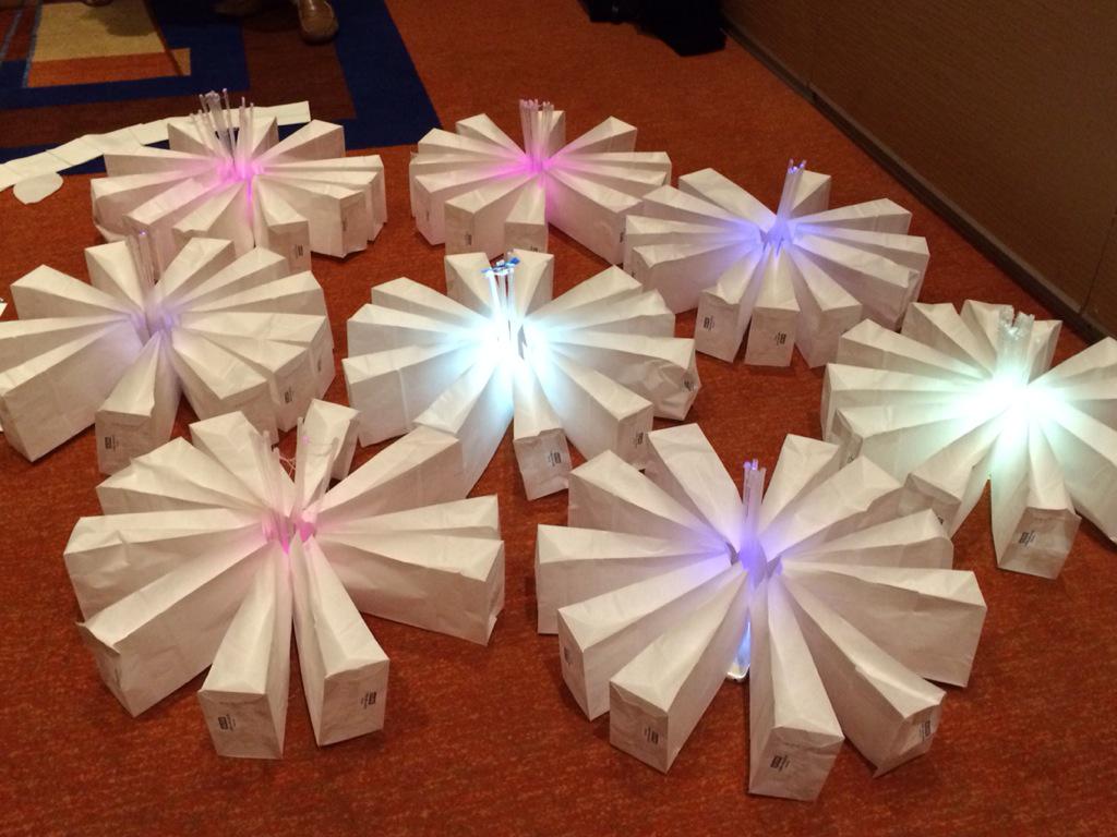 archlighting's tweet photo. Creativity and light at #lightthis at #enlighten15 #iald http://t.co/MfDuLM9813
