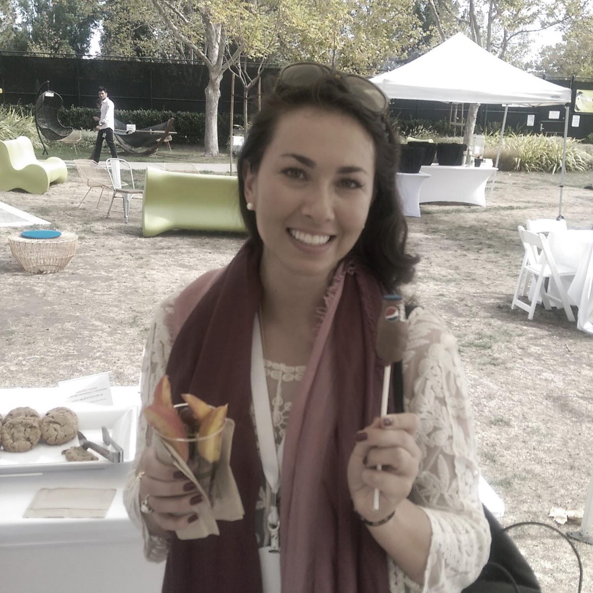 technacea's tweet photo. Final shot at @google of Brittany and her cake-pop! #PEPInfluence http://t.co/o4u86wGkvE