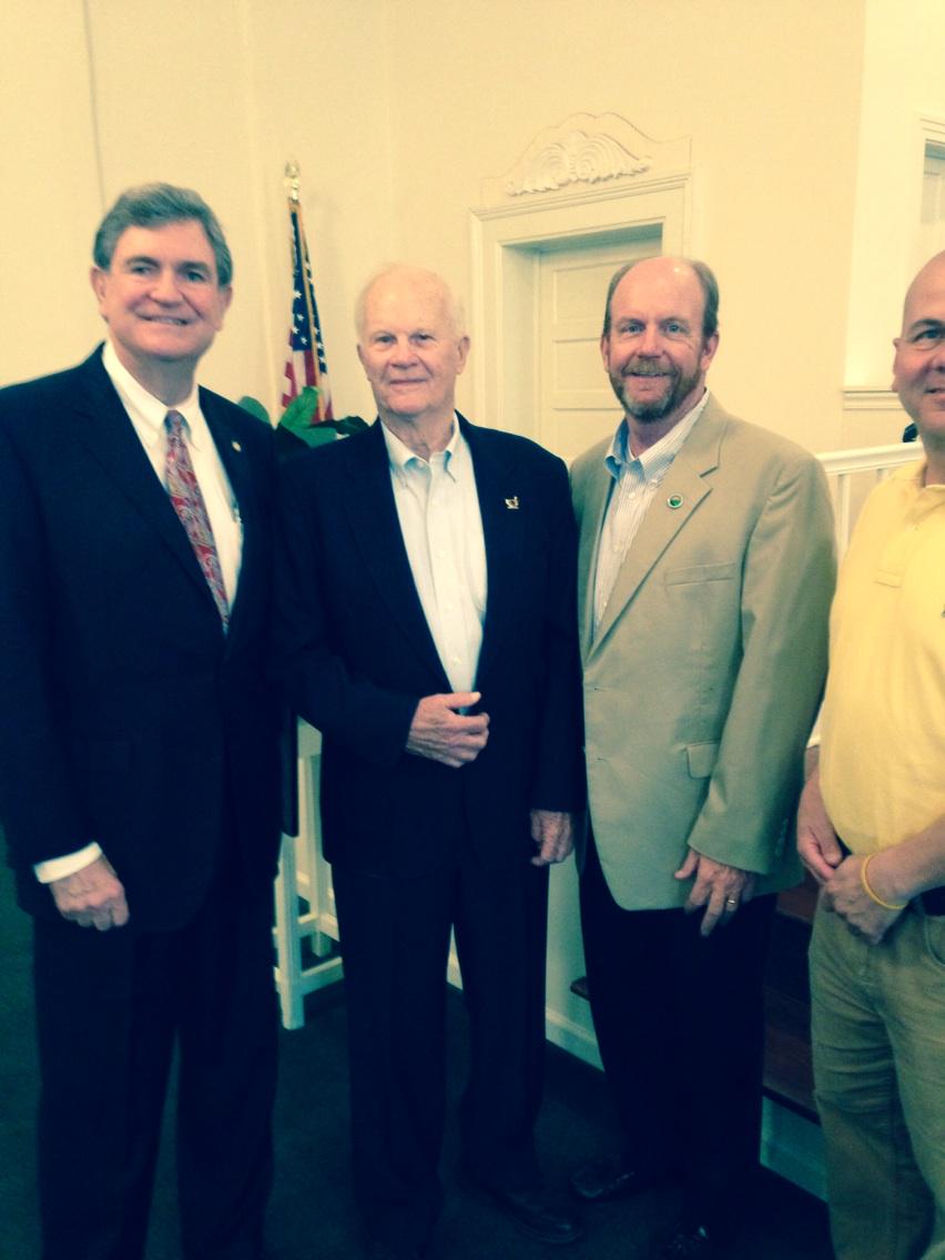 SenBillyBeasley's tweet photo. I presented Senate Resolution to former Rep. John Beasley to celebrate owning Beasley Pharmacy in Columbia for 60 yr http://t.co/LXcdy85m15