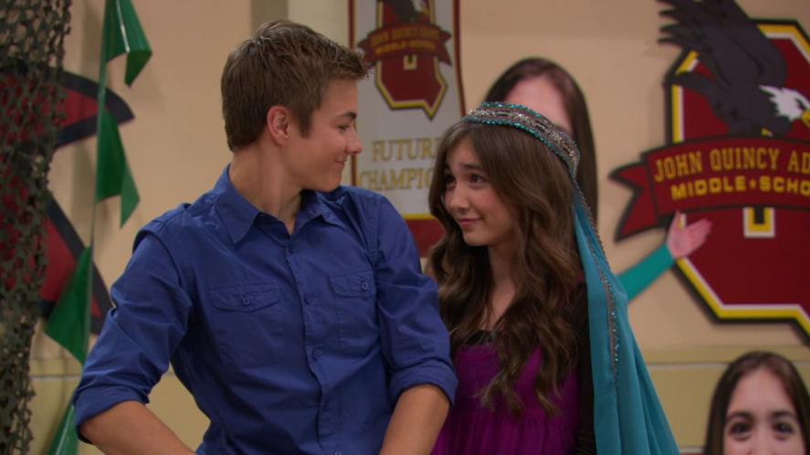 3 605. riley and lucas - girl meets world. 