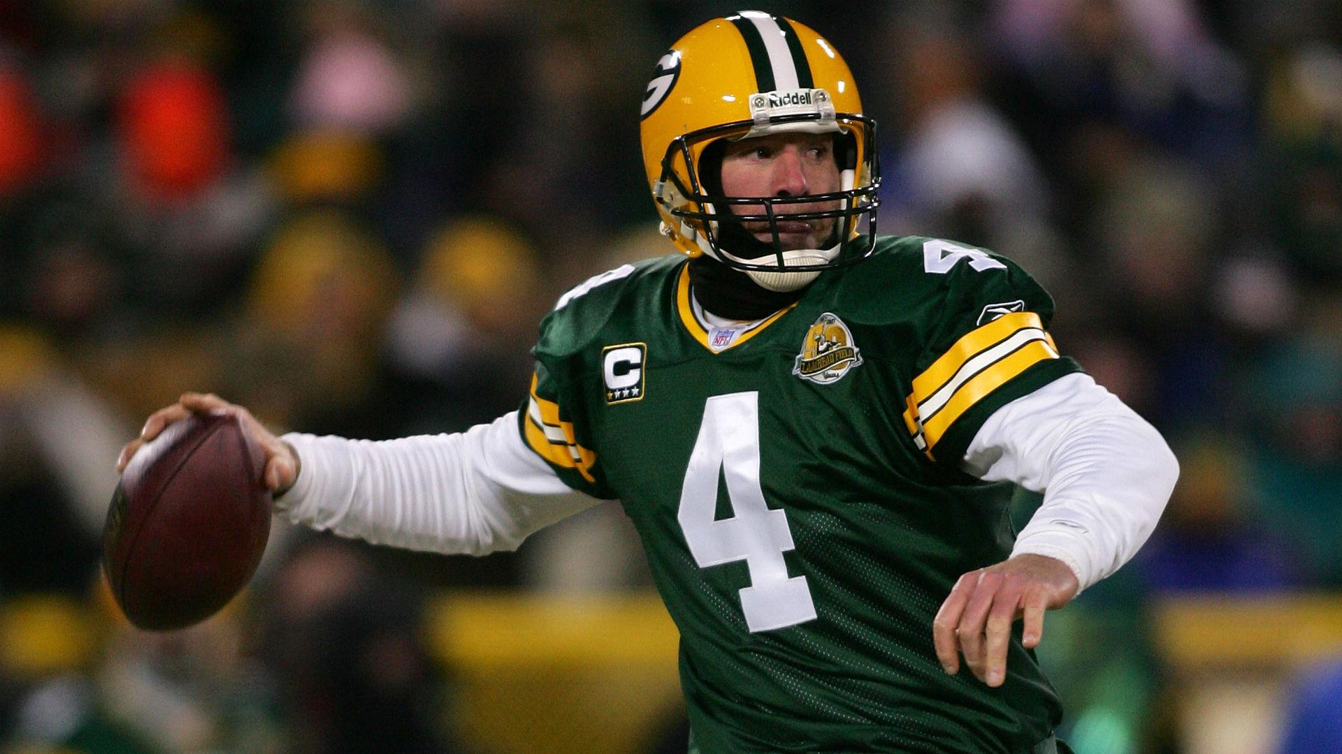 Happy 46th birthday to Brett Favre! Take a look back at the QB\s storied career.  