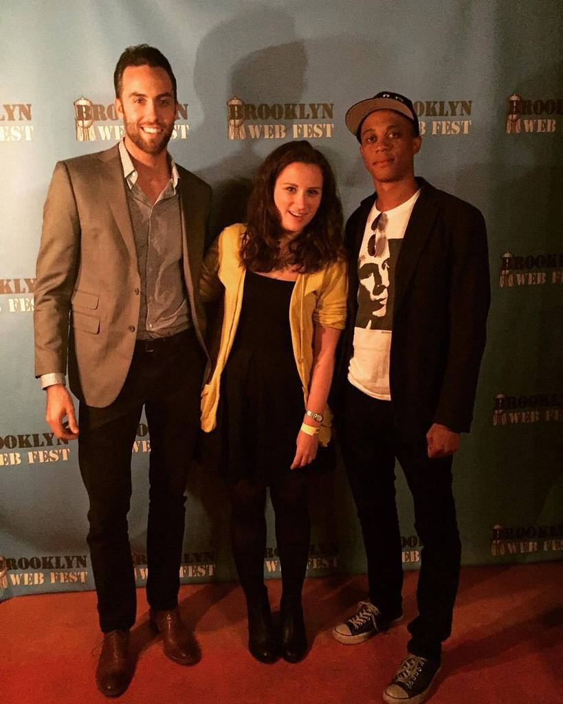 WalkofShameTV's tweet photo. Great seeing the folks from @dnathewebseries at the @brooklynwebfest I'm now wondering what "type l" I am. :-) http://t.co/BH2ToiBtto