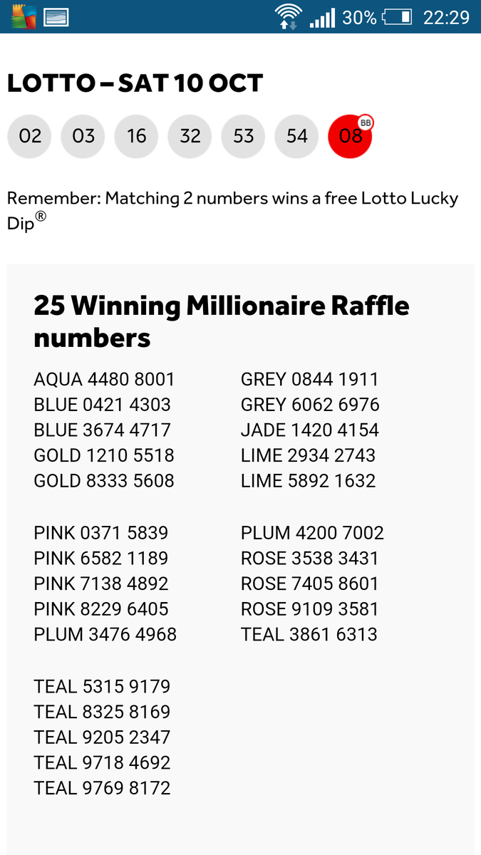 wednesday lotto 3861