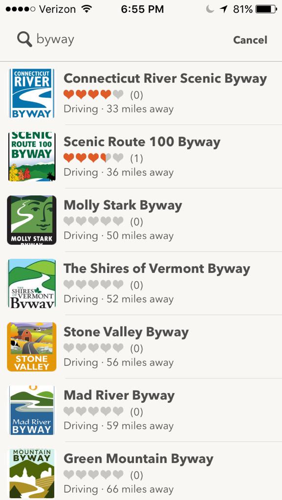 ViewBooster's tweet photo. @RobertAOeser check out any of the scenic byways through ViewBoost Vermont available on iOS. #foliage http://t.co/MW3de3p0CO