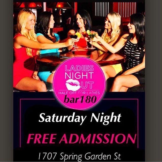 bar180gso's tweet photo. It's Ladies Night with Ladies Free All Night!! $3 Not Your Fathers Root Beer $4 Fireball $5 One80 Blood Orange Cosmo http://t.co/utnxT84pXJ