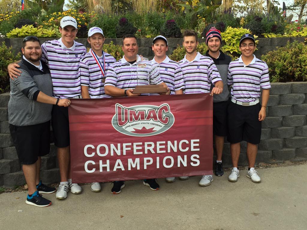 Congrats to the 2015 UMAC Men's Golf Champions <a href="/stormathletics/">Storm Athletics</a> on winning their second straight title #UMACchamp
