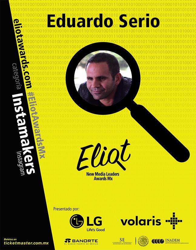 Eduardo Serio de <a href="/BJWTC/">blackjaguarwhitetige</a> está nominado a los #EliotAwardsMx reconocmiento que da la revista <a href="/LideresMexicano/">Líderes Mexicanos</a>