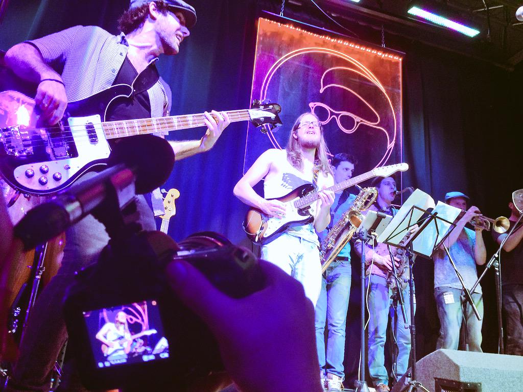 Filming the amazing <a href="/BuffaloBrosUK/">Buffalo Brothers</a> tonight <a href="/bandonthewall/">Band on the Wall</a> #freshfromthehorn #Manchester