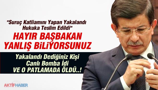 Davutoğlu Suruç'ta Kendini Patlatan Canlı Bombayı Hukuka Teslim Ettik Dedi aktifhaber.com/davutoglu-suru…