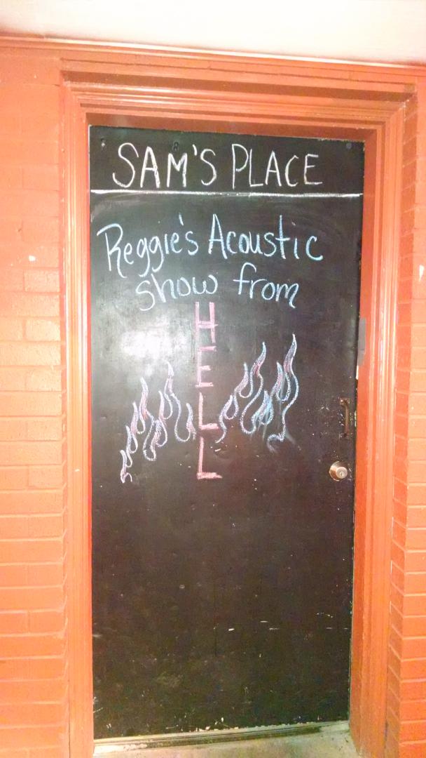 SamsPlace103's tweet photo. Tonight, No Cover, #reggiesacousticshowfromhell http://t.co/KQhKnTTPtY
