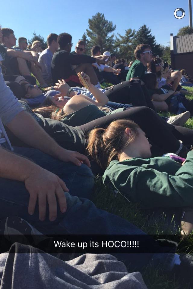 ericastonehill's tweet photo. When Miami is so boring you fall asleep at the game #MuckFiami #OUHC15 http://t.co/eS5Ir3YpHR