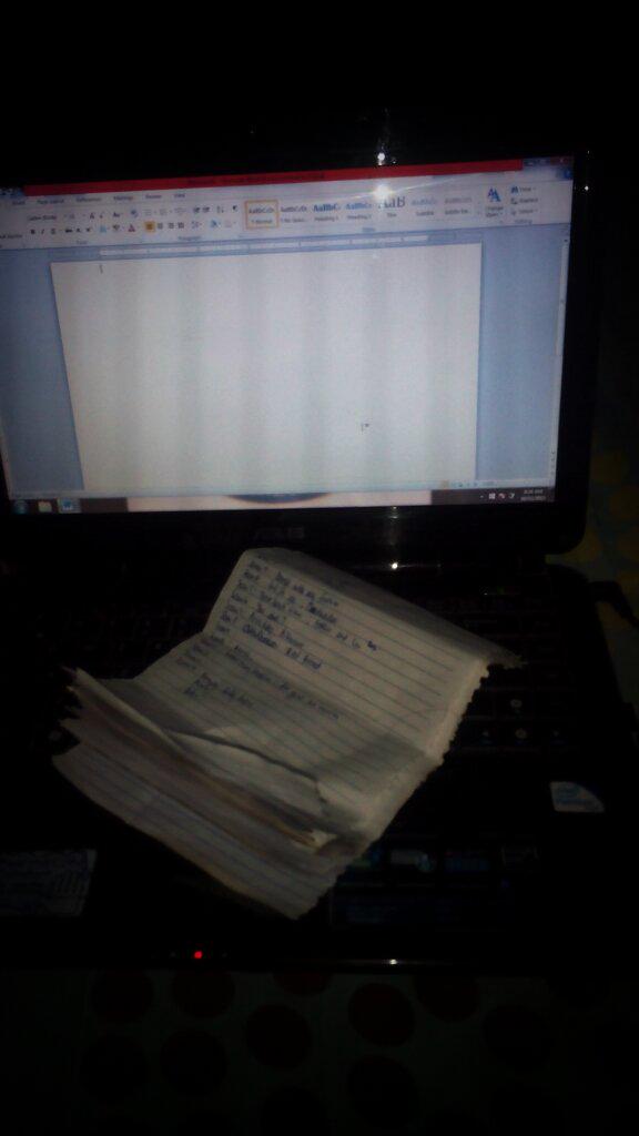 jekabauts's tweet image. Good morning. #CollegeLife #ScriptWritting