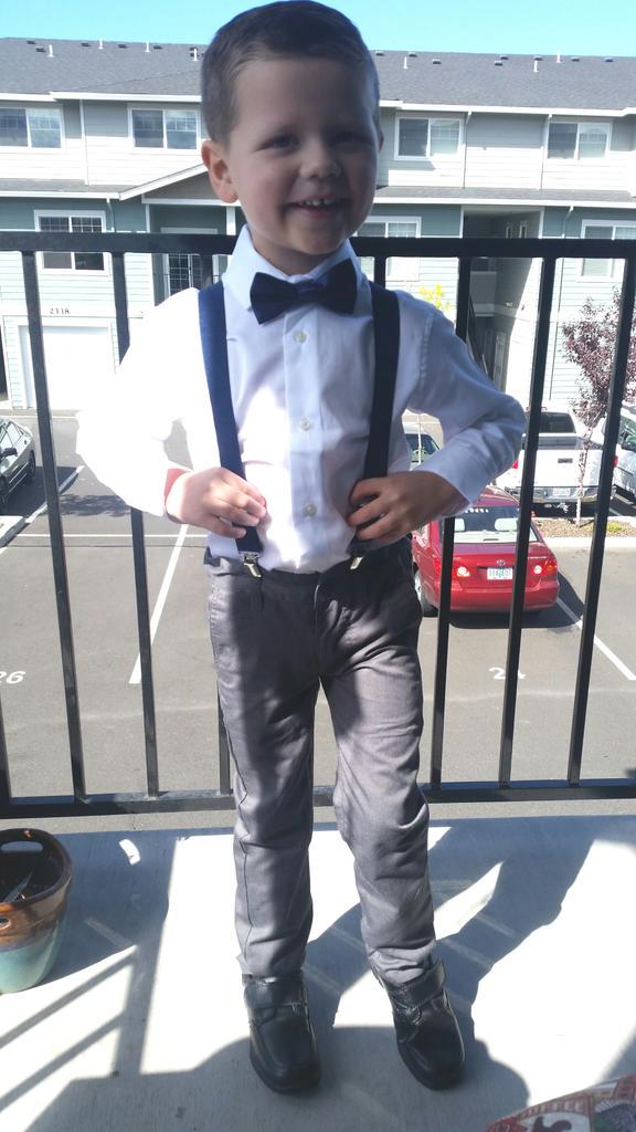 My baby in head to toe #targetstyle for next week's wedding. #hecouldnotbeanycuter