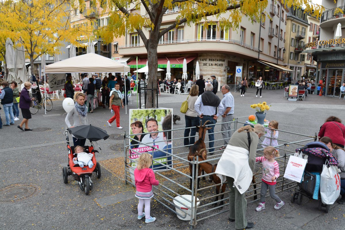 jpafou's tweet photo. Les Verts vs en campagne à Sion #CN2015 #vertsvs http://t.co/FLD7ukaHBg
