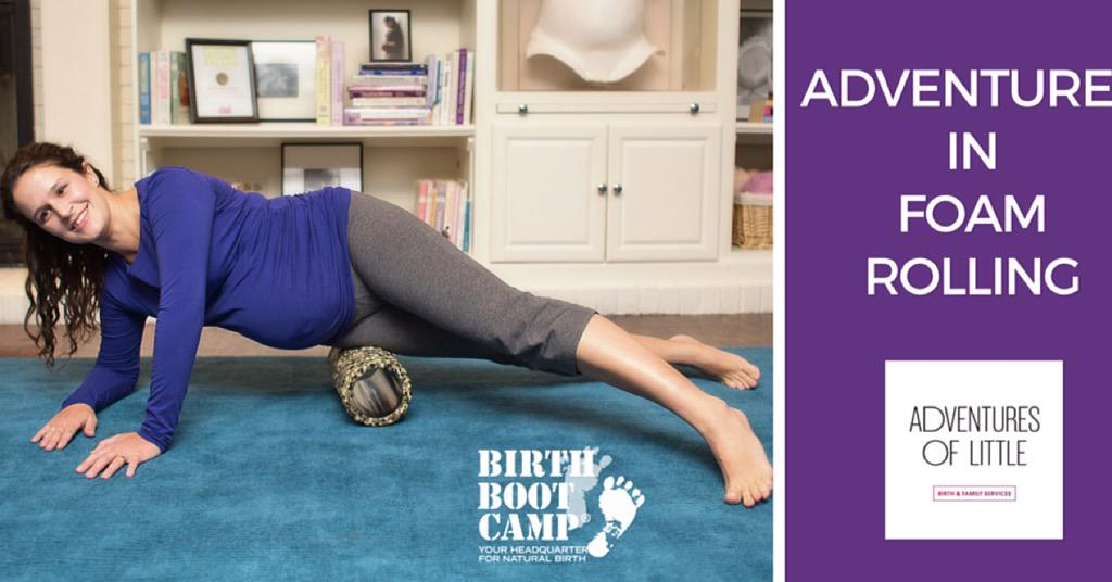 Why foam rolling during pregnancy? #YYC #birthbootcamp #Calgarybirthclass prenatal #video adventuresoflittle.ca/blogs/news/462…