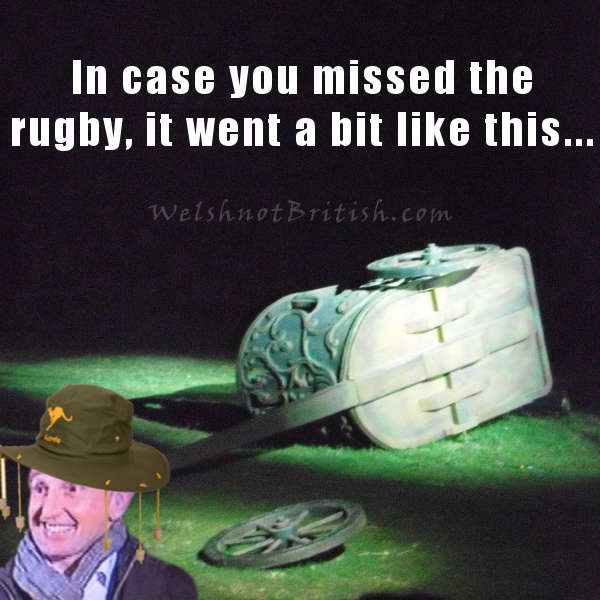 In case you missed the rugby, it went a bit like this...