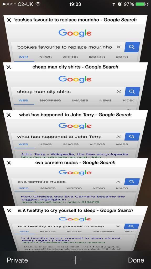 CoysNews's tweet image. Chelsea Fans right now...