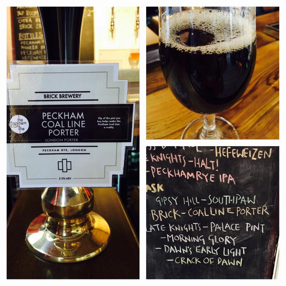 PeckhamCoalLine's tweet image. The Coal Line now exists, well now in beer form! On sale now @brick_brewery @PeckhamBR each pint supports the project