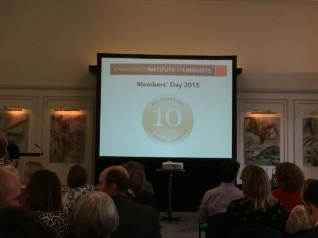 TranscreationKA's tweet photo. At CIOL Members' Day today. Good to see so many familiar faces and some new ones too. #CIOLMD15 http://t.co/R8ypGEjTcw