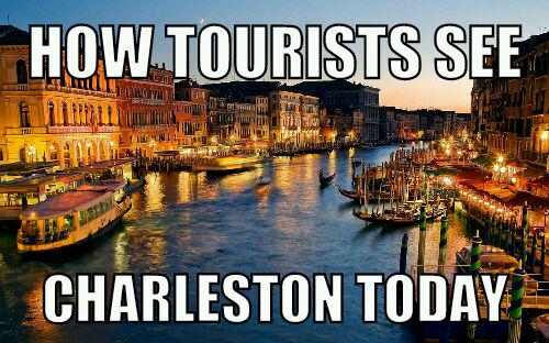 scoopchs's tweet photo. @AndyParas @ABCNews4 @chswx You know honey, we could get a 2 for 1 on that Venice trip we were planning http://t.co/d689VvTQnz