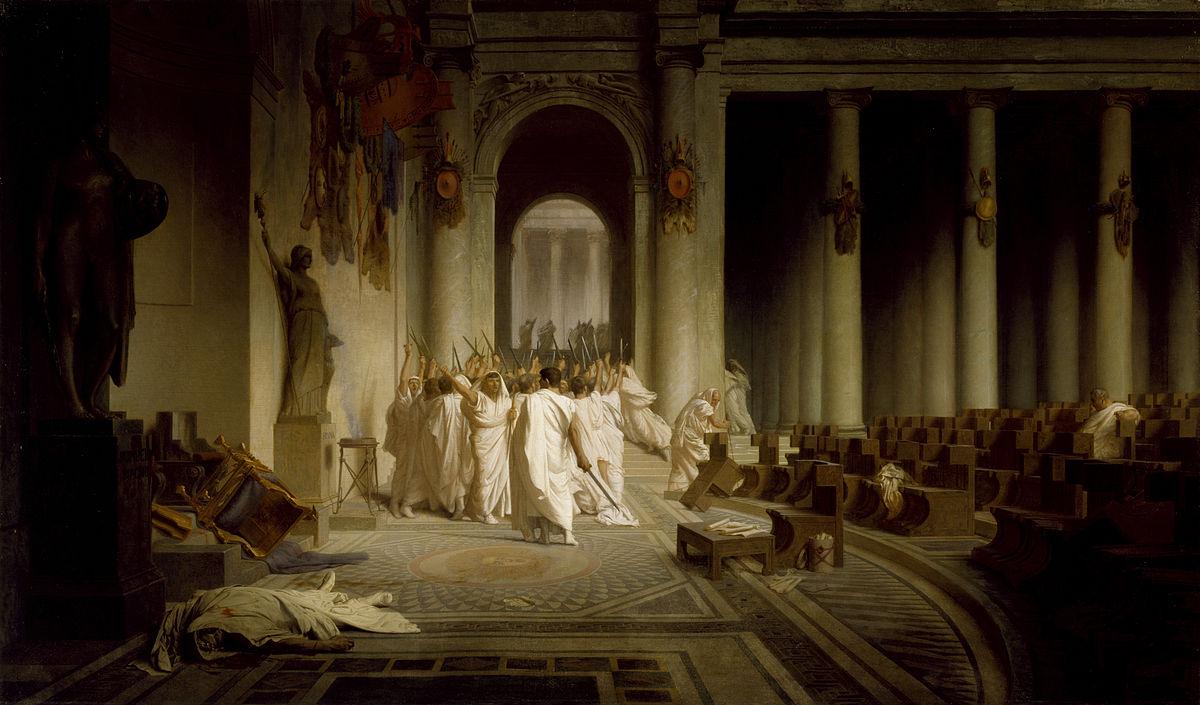 This is What Jean-Leon Gerome and The Death of Caesar Looked Like  in 1867 