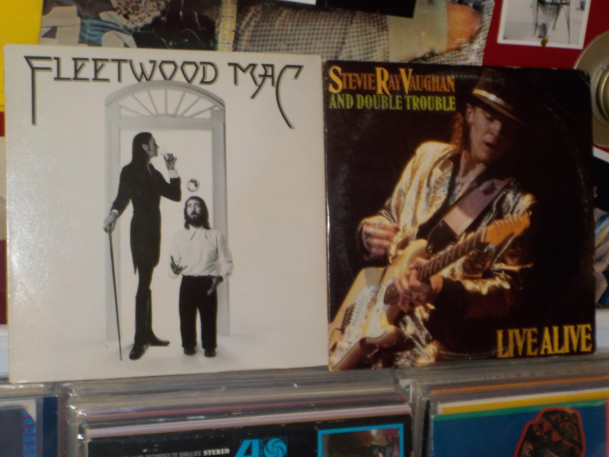 Happy Birthday to Lindsey Buckingham of Fleetwood Mac and the late Stevie Ray Vaughan 